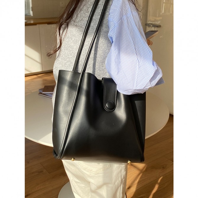 Retro One shoulder High grade Fashion Work Commuter Tote