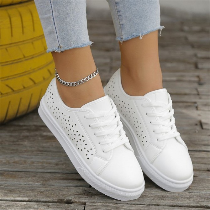 Hollow out Flat Sneakers