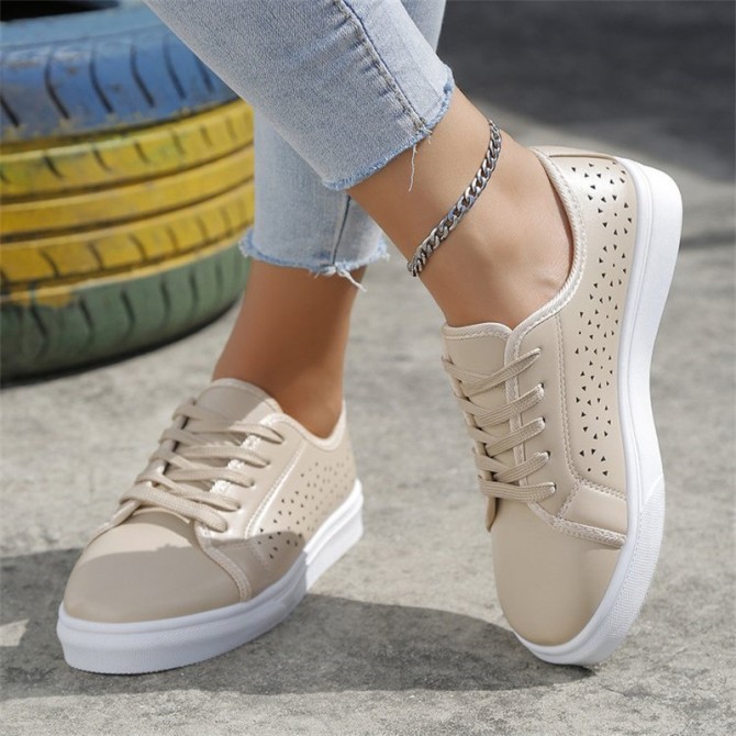Hollow out Flat Sneakers
