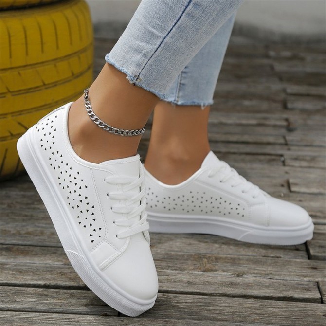 Hollow out Flat Sneakers