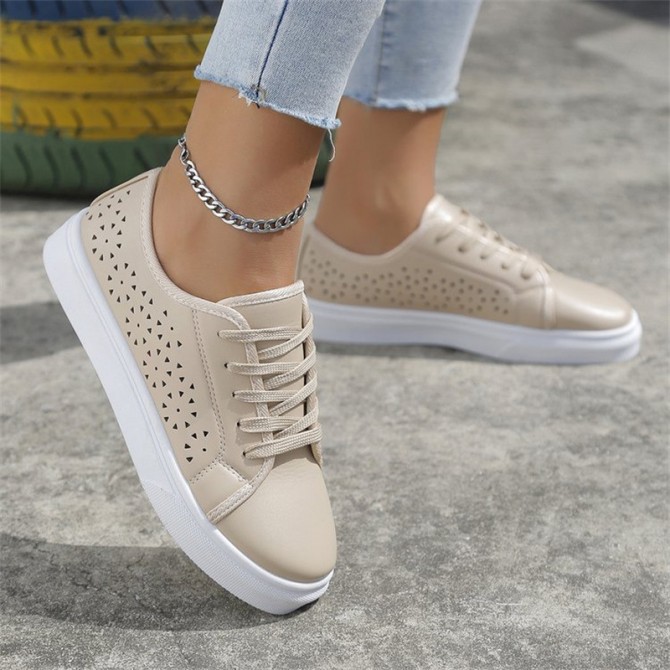 Hollow out Flat Sneakers