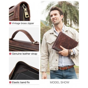 Leather Portable Multi function Flat Cover