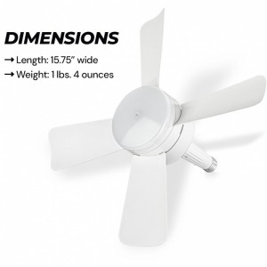 Socket Fan Light With Remote Adjustable Screw Mouth Intelligent Remote Control Integrated LED Fan Light