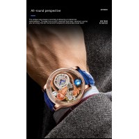 Men's Fashion Tourbillon Good Luck Comes Watch