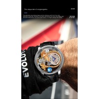 Men's Fashion Tourbillon Good Luck Comes Watch