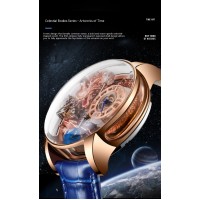 Men's Fashion Tourbillon Good Luck Comes Watch