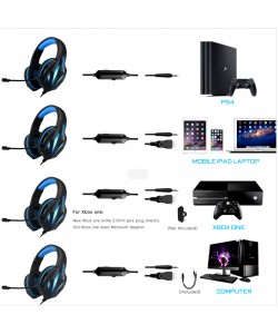 Headset Gaming Headset With Luminous Wired Gaming Headset