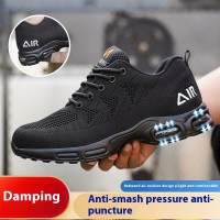 Anti-smashing And Anti-penetration Four Seasons Soft Breathable Work Shoes
