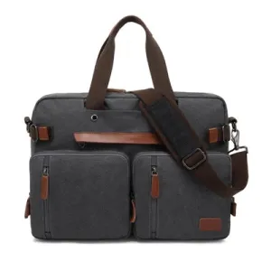  Tote Backpack 15.6 17.3Inch Laptop Backpack Fashion Travel Business Backpack Convertible Nylon Waterproof Student Backpack