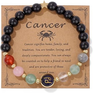 12 Constellation Beaded Bracelet Men And Women Natural Stone