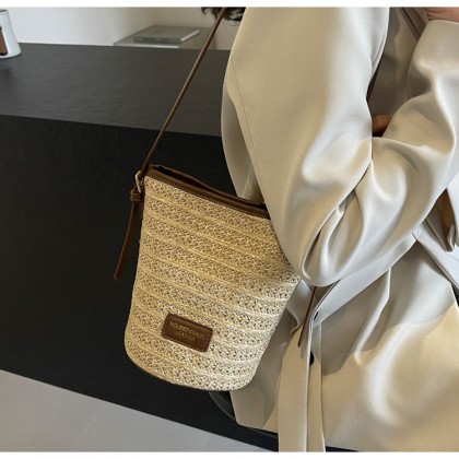 Summer Niche Women's Casual Beach Bucket Bag