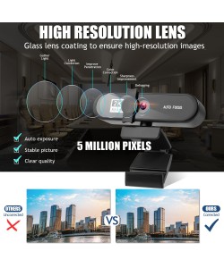 Beauty 4K Auto Focus Computer Camera  Network USB Live Webcam