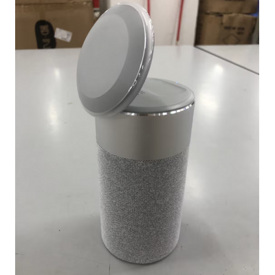 3 In 1 Multi-Function IPhone And AirPods Wireless Charger Portable Bluetooth Speaker With Touch Lamp For Home And Office