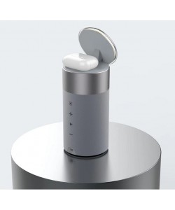 3 In 1 Multi-Function IPhone And AirPods Wireless Charger Portable Bluetooth Speaker With Touch Lamp For Home And Office