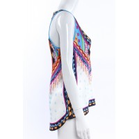 Summer Ethnic Style Printed T-shirt