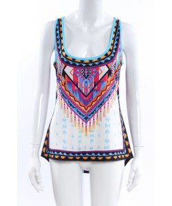 Summer Ethnic Style Printed T-shirt