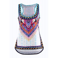 Summer Ethnic Style Printed T-shirt