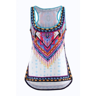 Summer Ethnic Style Printed T-shirt