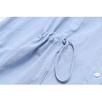 Waist Long-sleeved Shirts Are Stylish And Slim All-match