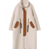 Lamb Wool Coat Thickened New Style Mid-length Cotton