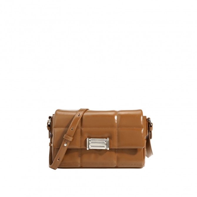 Women's Soft Leather Small Square Bag Shoulder