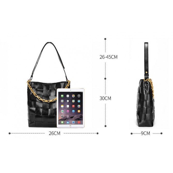 Women's Fashion New Woven Bucket Bag