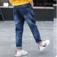 Boy's denim trousers, new style, big children's trousers, spring and autumn children's trousers