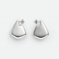 Copper Tube Hollow Earrings Polished Glossy