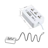 USB 2.0 HUB Hub Multi-Card Reader