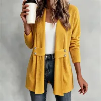 Women's Casual Versatile Lightweight Jacket - Relaxed Fit Outerwear For Daily Wear Clothing