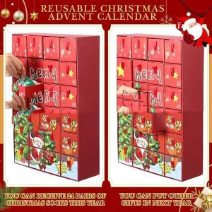 Christmas Countdown Advent Calendar Sock Blind Box