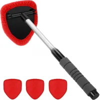 Extendable Car Windshield Cleaning Brush - Telescopic Window Washer Tool for Auto Glass Maintenance