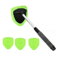 Extendable Car Windshield Cleaning Brush - Telescopic Window Washer Tool for Auto Glass Maintenance
