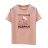 Summer Fashion With Loose Blouses, Women Cover Belly And Reduce Age, Short-sleeved T-shirts