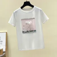 Summer Fashion With Loose Blouses, Women Cover Belly And Reduce Age, Short-sleeved T-shirts
