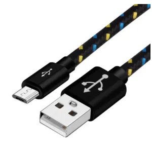 Braided Nylon Usb Type-C Usb-C Data Cable For Fast Charging And Data Transmission