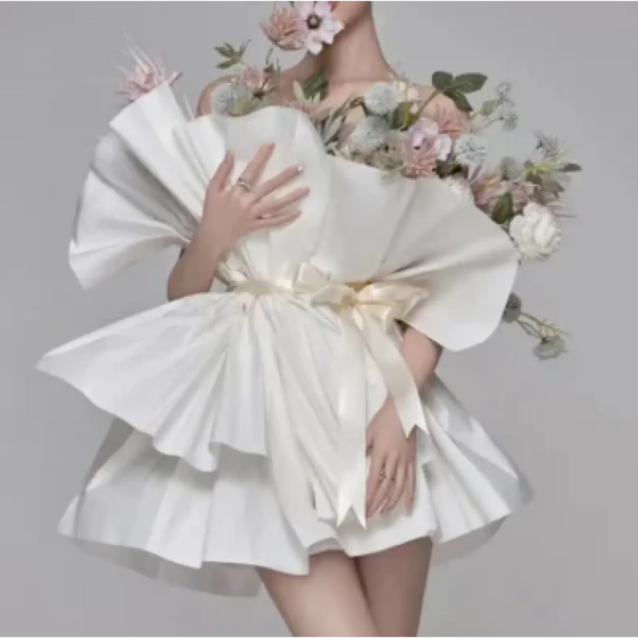 Beautiful Fairy Flower Skirt Wrapping Paper Transforms Creative  Photo