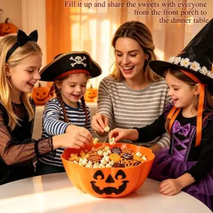 Candy Bowl Large For Party Supplies,Large Trick Or Treat Bowls