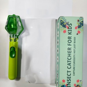 Educational Toy Magnifying Glass Exploration Bug Catcher L Portable Insect Catcher Push Type Transparent Observer Box Bug Catcher Safe Release Mechanism