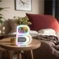 New B-Shaped Bluetooth Speaker Multifunctional Smart Music Rhythm Lighting Phone Wireless Charger TF Card AUX Input Standard Mode