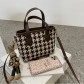 Fashion Hound stooth Shoulder Bags Portable Checkerboard Handbags All-match Messenger Bag Women Totes
