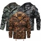 European Size Men's Fleece-lined Thick Mid-length Leather Coat Jackets Winter Fleece Thick Mens Hooded Coats Male Fashion Motorcycle Outwear