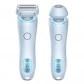 2 In 1 Hair Removal Epilator USB Rechargeable Trimmer Women Body Razor Face Leg Armpit Bikini Hand Pubic Shaver Hair Remover