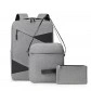 New Business  Trip Computer Backpack Men's Three-piece Set