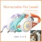 Retractable Dog Leash with Collar & LED Spotlight