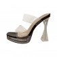 High Heel Crystal Heel Platform Sandals