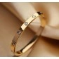 Gold Bracelets For Women 14K Gold Plated Friendship Love Bangle Bracelets Cubic Zirconia Stainless Steel Bracelet Jewelry Christmas Valentines Graduation Gifts For Women Teen Girls