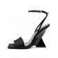 Summer New Open Toe Chunky Heel Square Toe Buckle High Heel Sandals