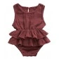 Baby children's clothing striped sleeveless girl petti skirt