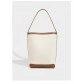 Canvas Bucket Tote Large Capacity Shopping Bag